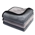 thumbnail image 1 of 3 Pack Microfiber cleaning towels for cars by Scrub it- super absorbent plush towel quick car drying, non-scratch, double layer wash cloth to clean and shine your vehicle, 1 of 7