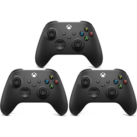 3 Pack Microsoft Xbox Bluetooth Wireless Controller For Series X/S - Carbon Black