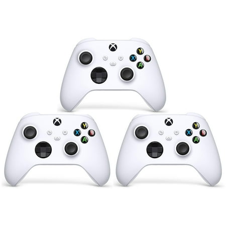 3 Pack Microsoft Xbox Bluetooth Wireless Controller For Series X/S - Robot White
