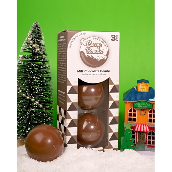 3 Pack Milk Chocolate Cocoa Bombs