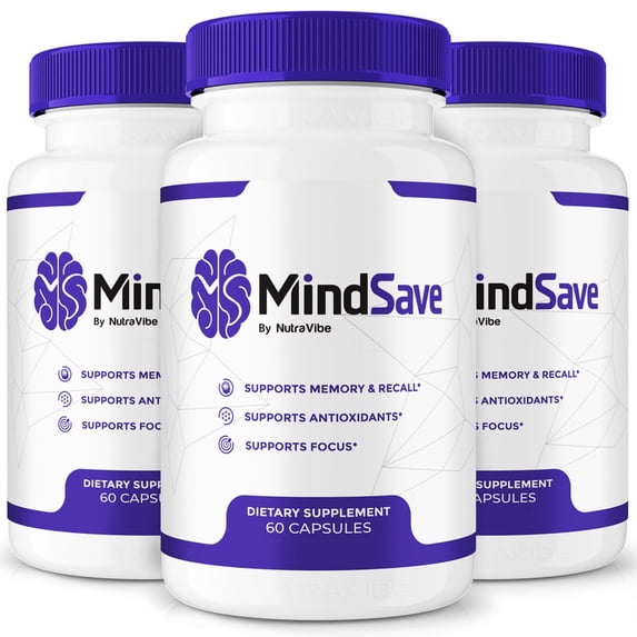 Formula 7 Solution (3 Pack) MindSave Pills – Daily Formula with a Natural Blend to Help ...