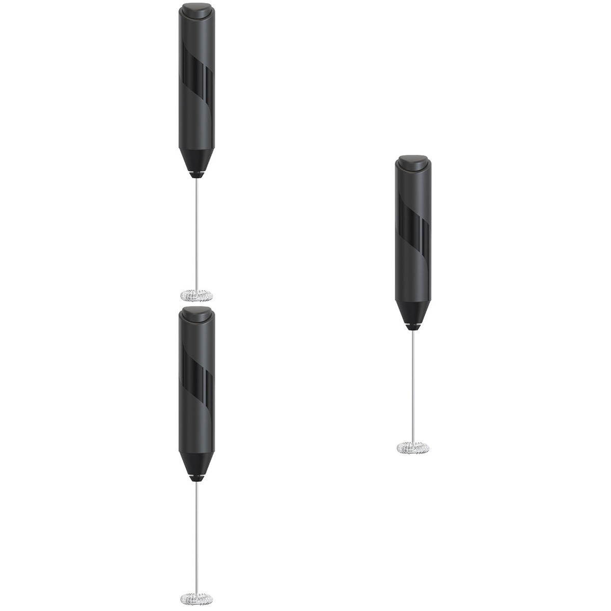 3 Pack Mini Blender Hand Mixer Electric Handheld Egg Foamer Frother