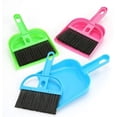 thumbnail image 1 of 3 Pack Mini Hand Broom and Dustpan Set Small Dust Pans with Brush Set Cleaning Tool for Desk, Keyboard, Car and Animal Waste, 1 of 8