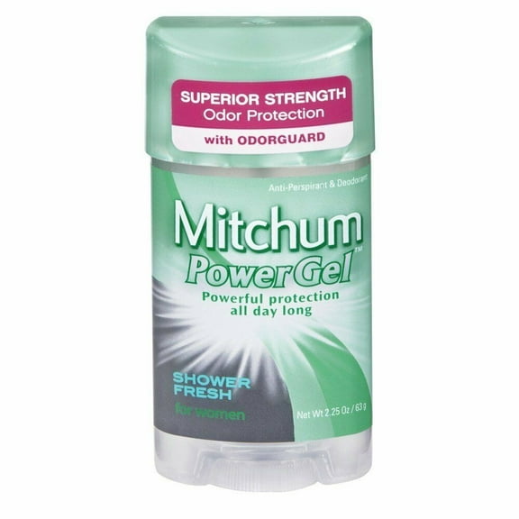 3 Pack Mitchum Women Shower Fresh Gel Anti-Perspirant & Deodorant 2.25 Oz Each