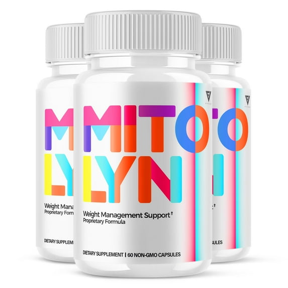 (3 Pack) Mitolyn Capsules, Mitolyn Maximum Strength Dietary Supplement for Overall Wellness and Health Support (180 Capsules)