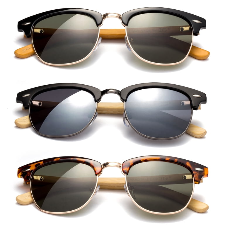 Vintage Bundle Of 3 Retro Sunglasses 3 PACK) Vintage Round Sunglasses for Women Men Classic Retro  main image 2