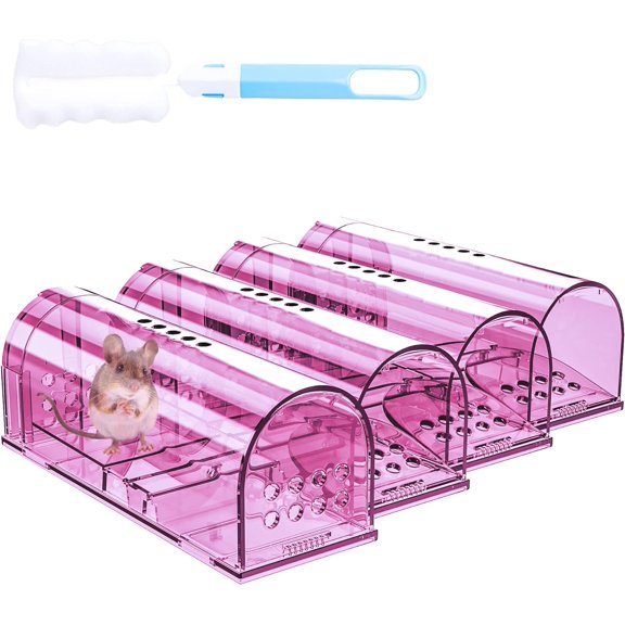 3 Pack Mole Traps that Kill Best, Vole Traps Outdoor Use Scissor for Lawns, Mole Trap Easy to Set Galvanized Steel Reusable Quick Capture Gopher