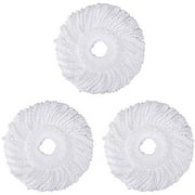 Spin Mop Heads Replacement Refill for Hurricane, Mopnad, Cassabel Rotating Round Mop Microfiber,Universal Spin Mop Heads Clean Mop Head Refill for Standard Mops
