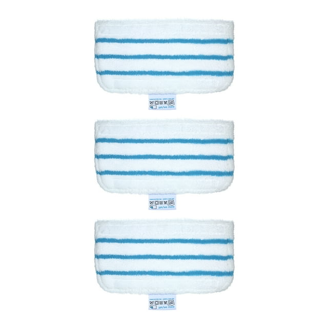 3 Pack Mop Pads Replacement for Black + Decker Steam Mop FSM1610