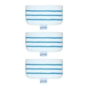 3 Pack Mop Pads Replacement For Black + Decker Steam Mop Fsm1610/ Fsm1630 Washable Mopping Pad Accessories