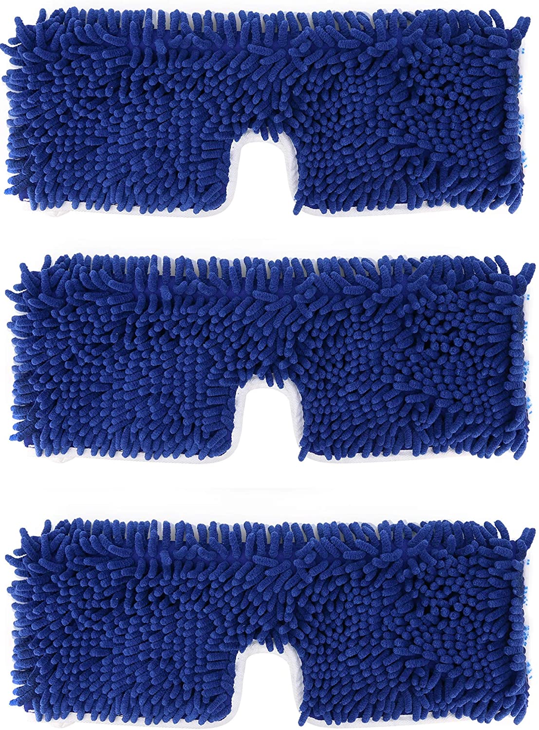 X3 Mop Replacement Microfiber Cleaning Pads, 4 Pack of Reusable Flat