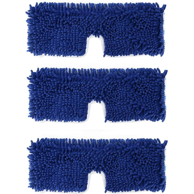 Replaceable 3-Pack Mop Refills for Microfiber Mop, Double-Sided Dry/Wet ...