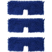 3 Pack Mop Refills Compatible with Microfiber Mop, Replacement Mop Heads for Dry/Wet Use, Machine Washable Double Sided All Surface Cleaning