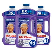 3 Pack Mr Clean 64 Ounce Multi Purpose Floor Cleaner, Lavender