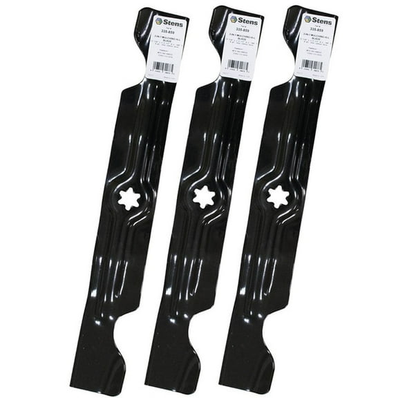 (3 Pack) Mulching Blades Compatible with Craftsman, Cub Cadet, MTD and Toro Lawn Mowers / / 3 Blades Needed for 50" Deck / 942-04053C, 490-110-C123, 742-04053 / 3 Pack