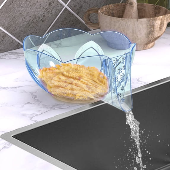 3 Pack Multi-Functional Drain Basket,2024 New Drainage Basket Funnel,Kitchen Sink Drain Basket,Washing Draining Basket for Vegetables,Fruits,Pasta and Other Food