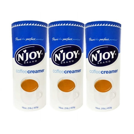 3 Pack | N'Joy Non-Dairy Coffee Creamer, 16 fl oz