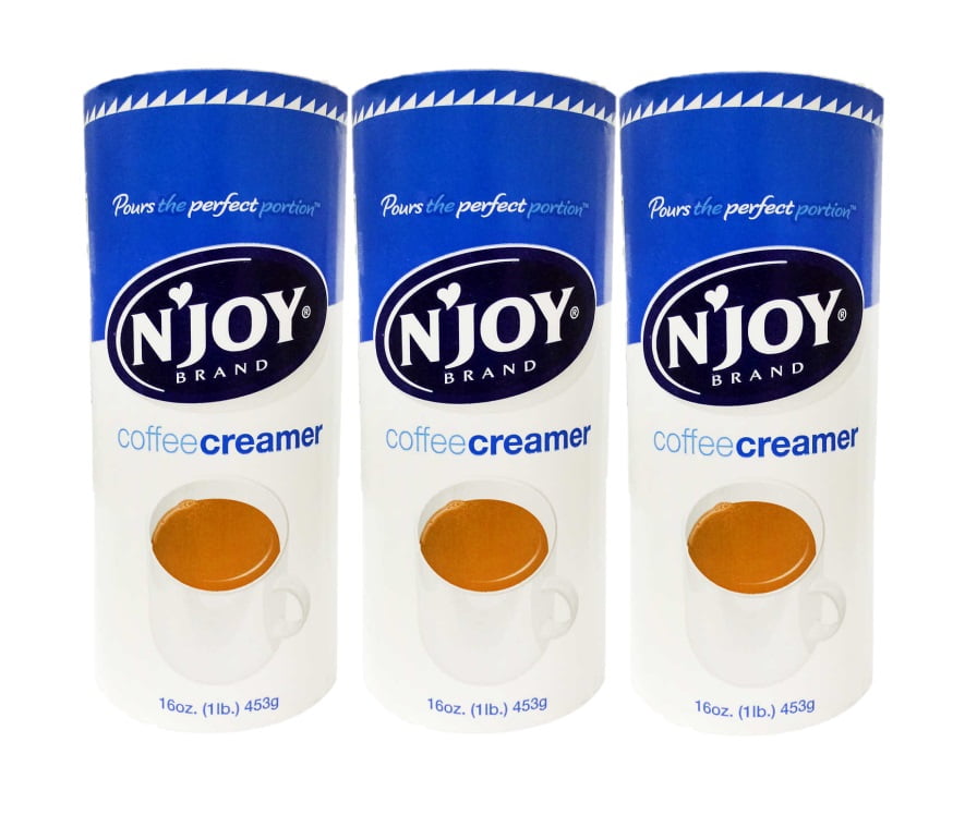 3 Pack N'Joy NonDairy Coffee Creamer, 16 fl oz