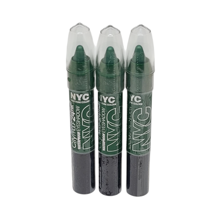 3 Pack N.Y.C. New York Color City Proof 24 Hr Eye Shadow, Madison Square Park, 0.07 Ounce