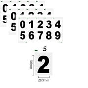 3-Pack Nanofilm License Plate Stickers - Reflective Invisible Digital Sticker for License Plates - Anti-Camera Detection - Legal & Readable - 3 Sizes S 50x30mm, M 74x40mm, L 98x54mm