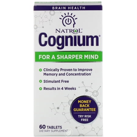 (3 Pack) Natrol Cognium 60 Tabs 60 Tablet