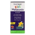 thumbnail image 1 of (3 Pack) Natrol Kids Melatonin Fast Dissolve Tablets, Helps You Fall Asleep Faster, Stay Asleep Longer, Easy to Take, Dissolves in Mouth, for Ages 4 & Up, Strawberry Flavor, 1mg, 40 Count, 1 of 3