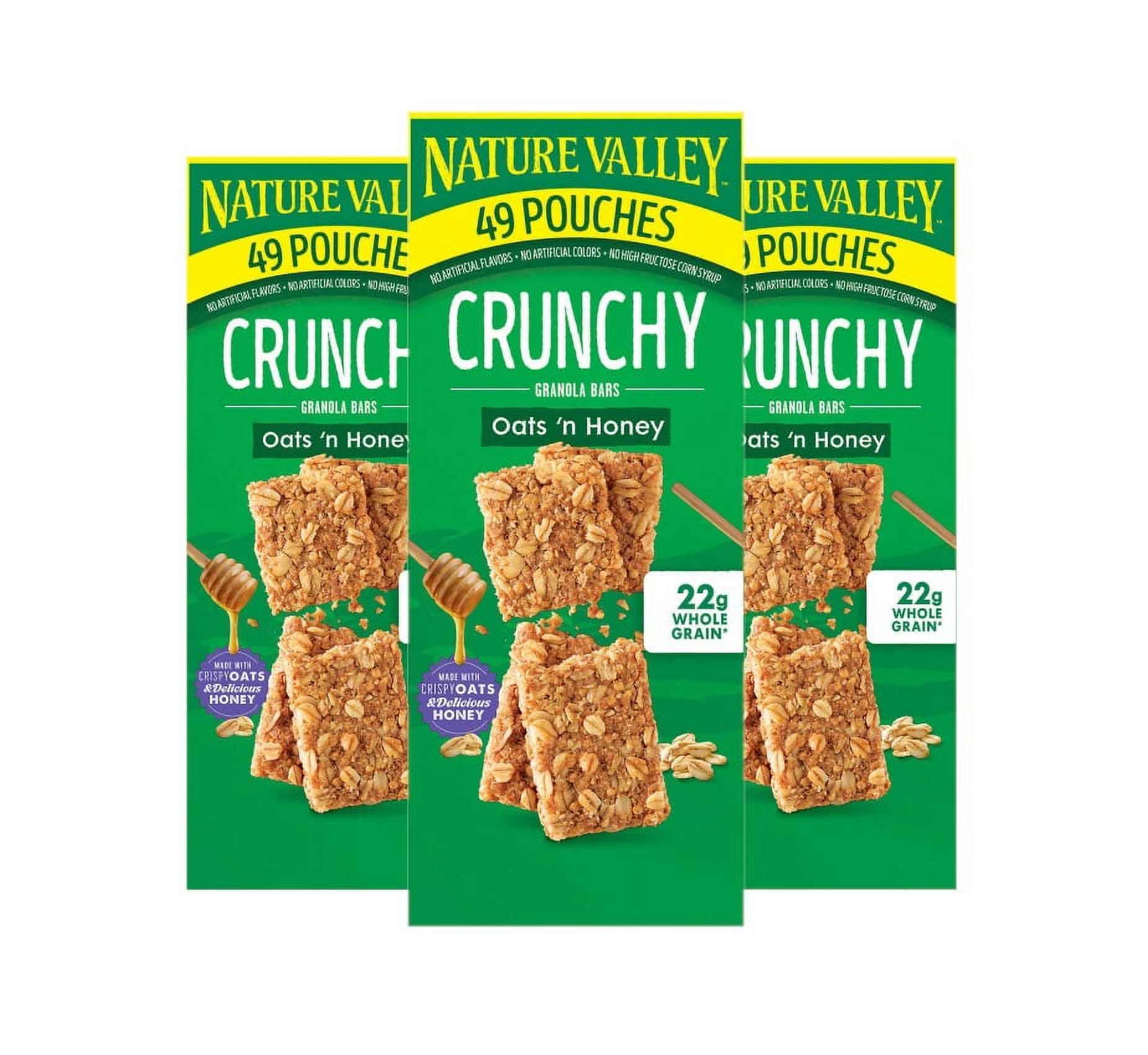 3 Pack | Nature Valley Crunchy Granola Bar, Oats 'n Honey, 1.49 oz, 49 Count