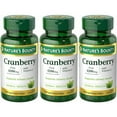 3 Pack Nature's Bounty Cranberry Fruit 4200 mg, Plus Vitamin C Softgels