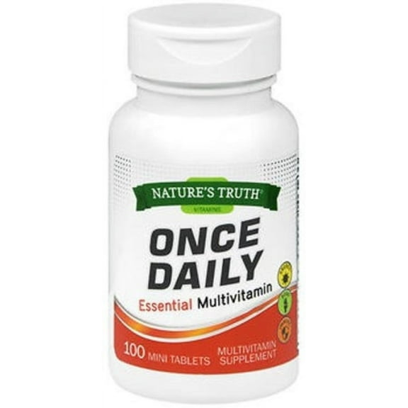 3 Pack - Nature's Truth Essential Multivitamin Mini Tablets, 100 ea