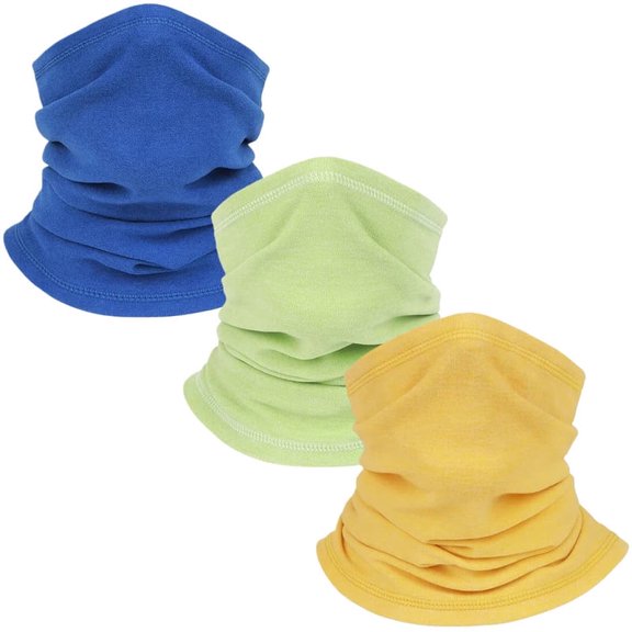 3 Pack Neck Gaiter, Face Ski Mask, Fleece Balaclava Scarf for Cold Weather Winter Outdoor Sports