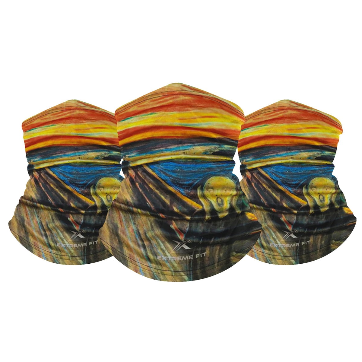 3-Pack Neck Gaiter - Famous Painting