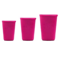 3-Pack Neoprene Beverage Sleeves, Heat-Resistant Insulating Cup Covers for 16-20oz Mugs