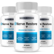 3 Pack Nerve Restore Advanced Formula, NerveRestore Max Health 180 Capsules