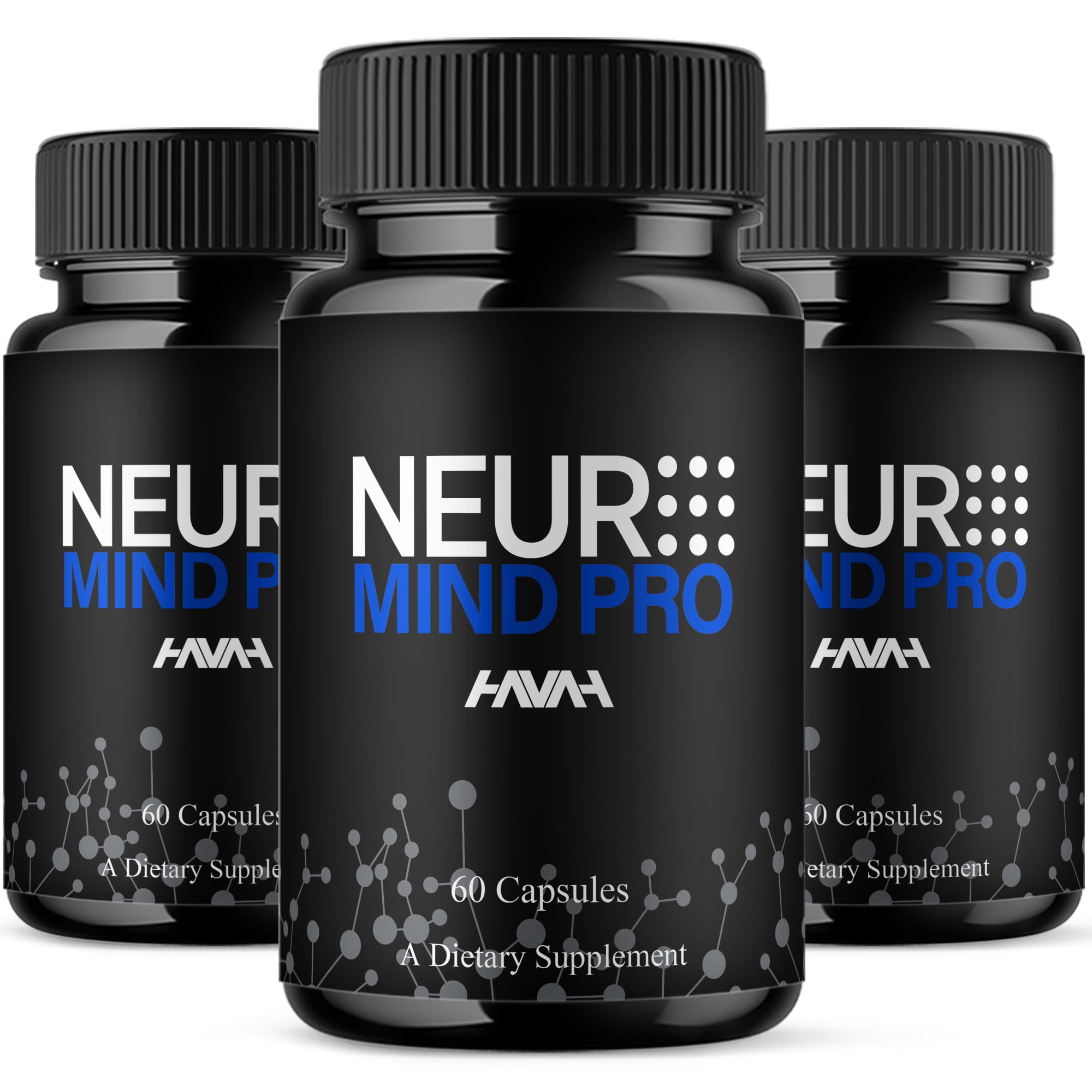 (3 Pack) Neuro Mind Pro Brain Pills, Neuro Mind Pro Capsules (180 Capsules)