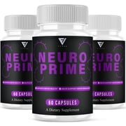 3 Pack Neuro Prime Advanced, NeuroPrime Brain Health Formula 180 Capsules