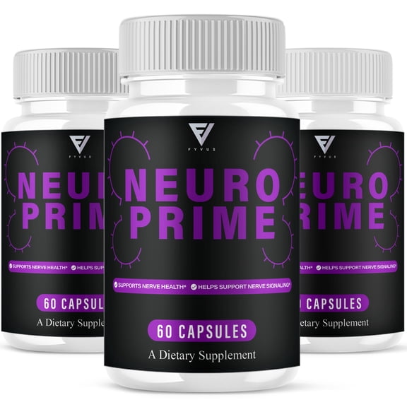 (3 Pack) Neuro Prime Advanced, NeuroPrime Brain Health Formula (180 Capsules)
