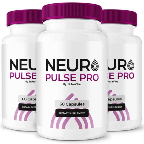 (3 Pack) Neuro Pulse Elite Pills  Daily Formula with a Natural Blend to Help Maintain Focus, Memory & Concentration | Clean, Gentle, Easy-to-Swallow Capsules for Everyday Sharpness (180 Capsules)
