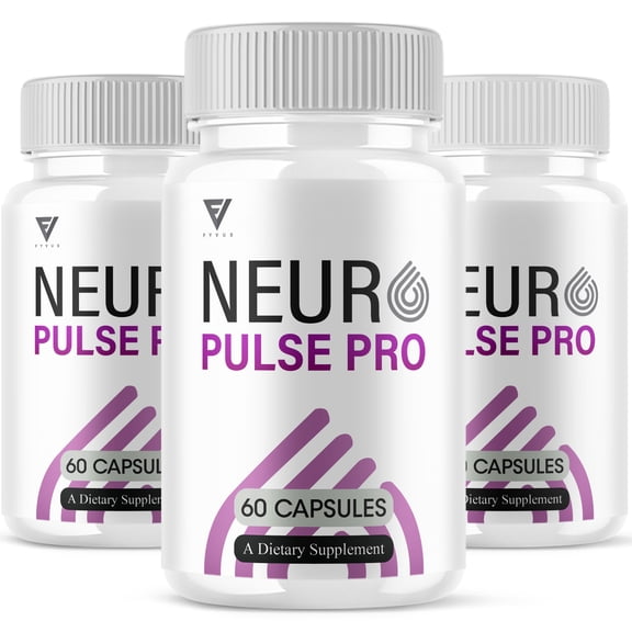 (3 Pack) Neuro Pulse Pro Brain Support, NeuroPulsePro Supplement (180 Capsules)