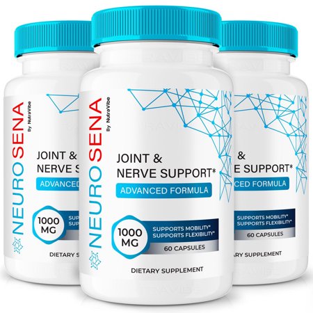 (3 Pack) Neuro Sena Capsules – Natural Joint Support Formula for Flexibility, Mobility & Confidence in Movement | Daily Formula for Comfort, Recovery & Active Lifestyle (180 Capsules)