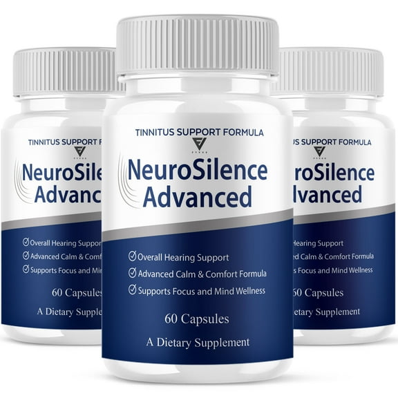 (3 Pack) Neuro Silence Tinnitus Support Supplement, NeuroSilence (180 Capsules)