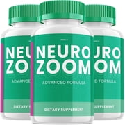 3 Pack Neuro Zoom Brain Boost Supplement, Neuro Zoom Advanced Memory Support Formula, Neuro Zoom Pills Nootropic to Reduce Brain Fog, Neuro Zoom to Boost Memory, NeuroZoom Reviews 180 Capsules