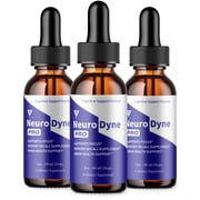 3 Pack Neurodyne Premium Nootropic Supplement, Neurodine Max Strength 6oz
