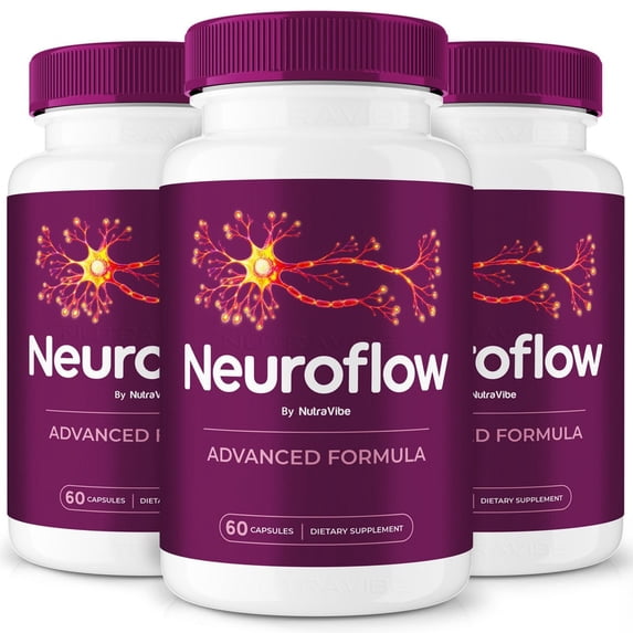 (3 Pack) Neuroflow – Natural Daily Support Blend for Nerves, Memory ...