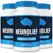 3 Pack Neurolief   Daily Formula with a Natural Blend to Help Maintain Focus, Memory & Concentration | Clean, Gentle, Easy-to-Swallow Neuro Lief Capsules for Everyday Sharpness 180 Capsules