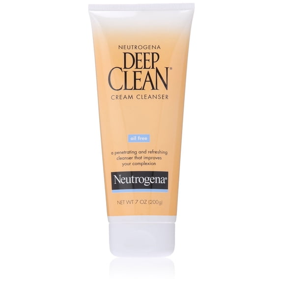 "3 Pack Neutrogena Deep Clean Cream Cleanser, Oil Free 7 oz (200 g) Each"
