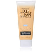 3 Pack Neutrogena Deep Clean Cream Cleanser, Oil Free 7 oz 200 g Each
