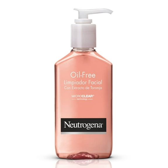 3 Pack Neutrogena Oil-Free Pink Grapefruit Pore Cleansing Acne Wash and Daily Liquid Facial Cleanser with 2% Salicylic Acid Acne Medicine and Vitamin C, 6 fl. oz