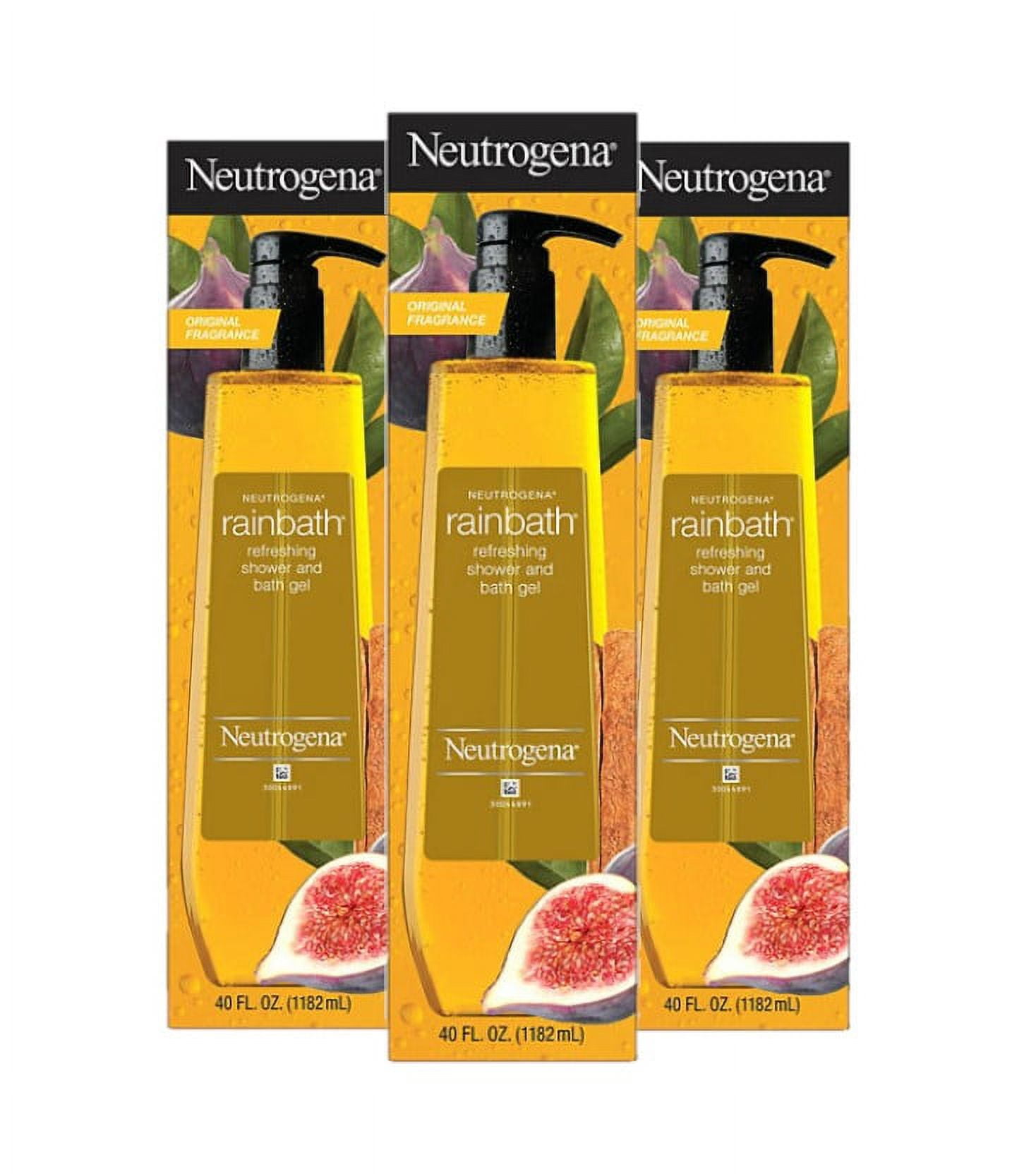 3 Pack Neutrogena Rainbath Refreshing Shower Gel, Original (40 oz