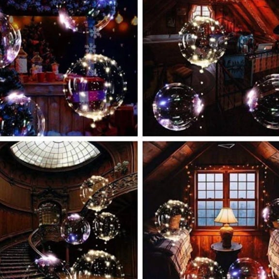 3-Pack New Led Balloons Light Up Valentines Christmas Wedding Birthday Party