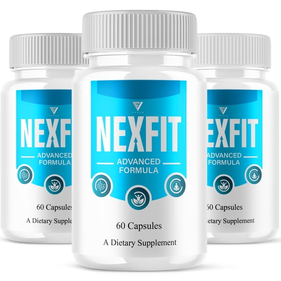 (3 Pack) Nexfit Advanced Weight Management Support, Nex Fit Supplement (180 Capsules)
